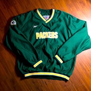 Vintage Reebok Pro Line Packers Pullover Size XL